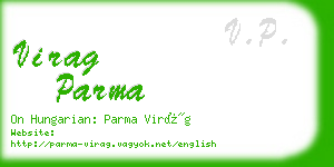 virag parma business card